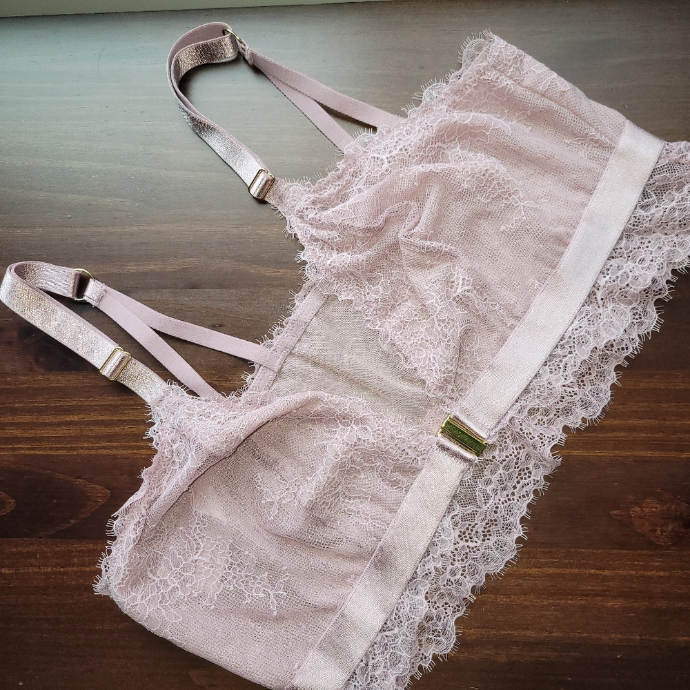 Baby pink bralette